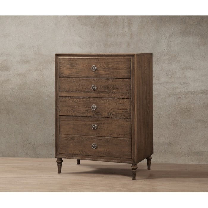 Modish Wooden Chest, Oak Brown