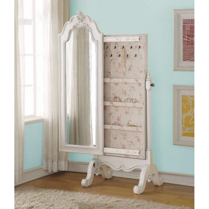 Princess Jewelry Armoire, Pearl White