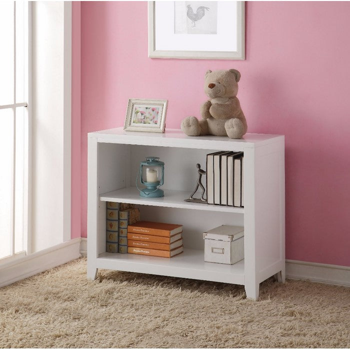 Simple Looking Wooden Bookcase, White