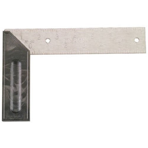 Johnson Level and Tool 450 8-Inch Try & Mitre Square Structo-Cast Handle