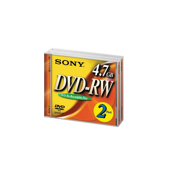 Sony DVD-RW 2X Rewriteable 4.7GB(2-Pack)