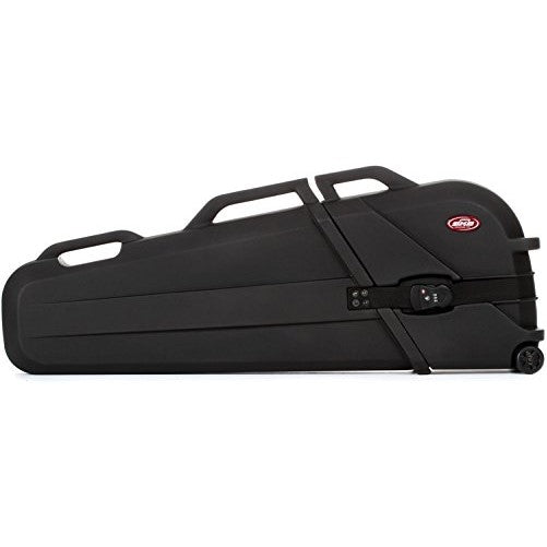 SKB ATA Rated, Electric Bass Safe with Wheels (Hard Clamshell Design for Use with GigBag)