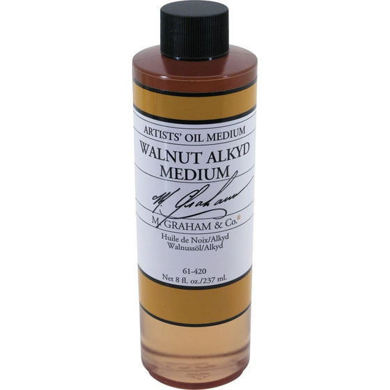 M. Graham 8-Ounce Walnut/Alkyd Medium