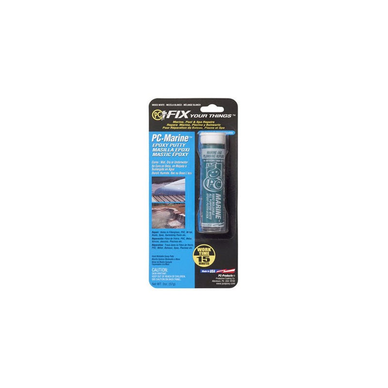 PC Products 25567 PC-Marine Moldable Epoxy Putty, 2 oz Stick, White