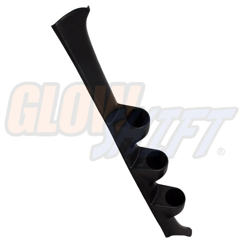 GlowShift Black Triple Gauge Pillar Pod for 1994-2001 Acura Integra