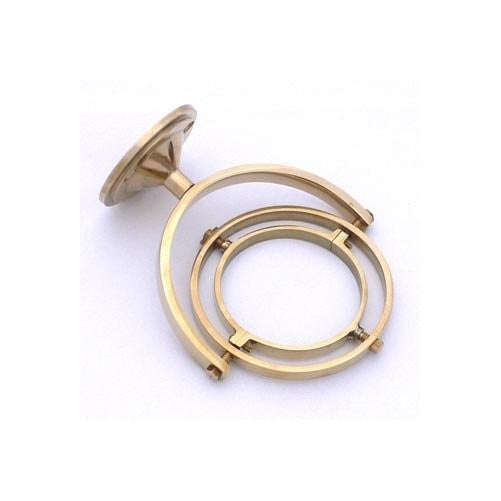 Weems & Plath Mini Yacht Lamp and Small Vase Gimbal (Brass)