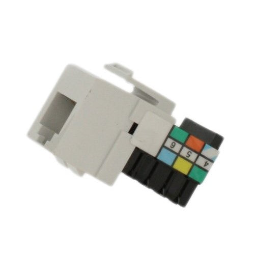Leviton 41106-RW6 Voice Grade QuickPort Connector, White