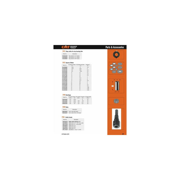 CMT 541.001.00 Stop Collar for 1/4-Inch Shanks