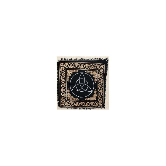 AzureGreen Triquetra Altar/Tarot Cloth