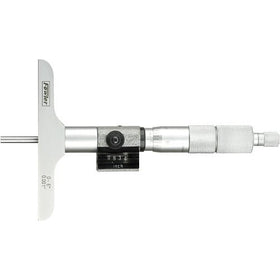 Fowler Full Warranty Digit Counter Depth Micrometer, 52-225-226, 0-6" Measuring Range, 0.001" Graduation, 4” Base