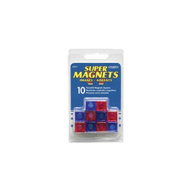 MASTER MAGNETICS 7511 Blue/Fuchsia Magnetic Round Push Pin (10 Count)