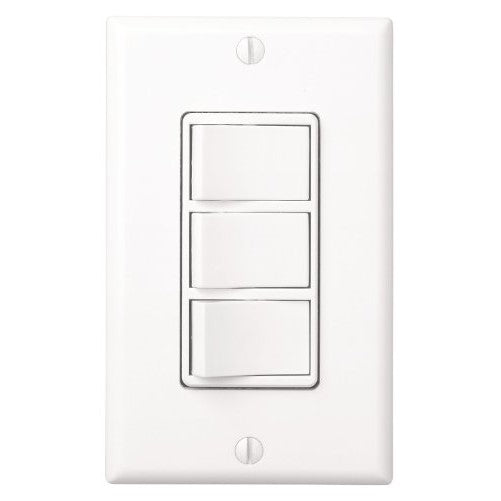 Broan 77DW Three Switch, Four Function Control-Heater/Fan/Light, Night-Light, White