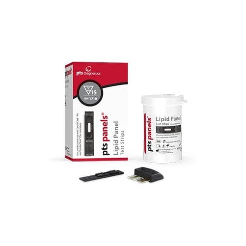 PTS Panels #1710 Lipid Panel Test Strips (15/box) for CardioChek PA Cholesterol Analyzer
