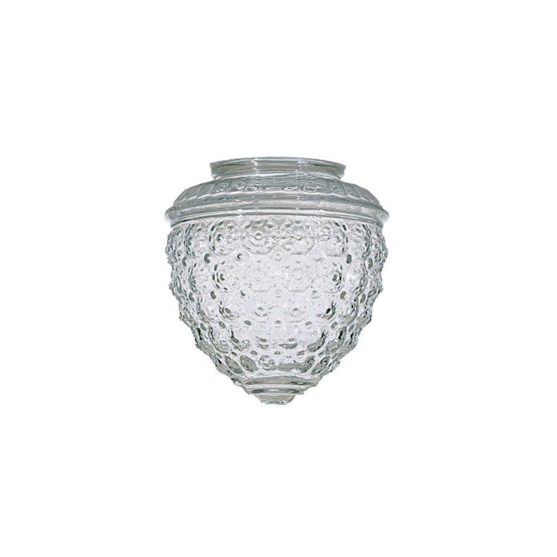 Clear Pineapple Glass Shade - 3-1/4-Inch Fitter Opening