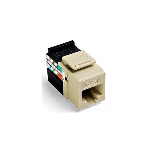 Leviton 5G108-RI5 QuickPort CAT-5E Jack (Ivory)