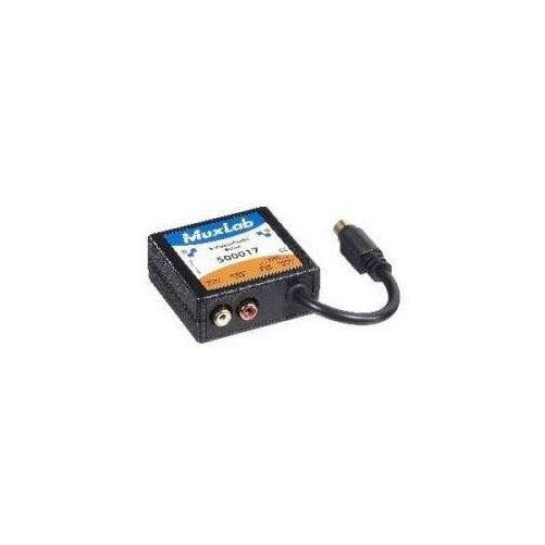 Muxlab 500017 Stereo S-Video Balun for Cat. 5 Cable