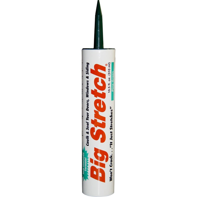 Sashco 10024 Big Stretch Caulk Pine Green 10.5-ounce
