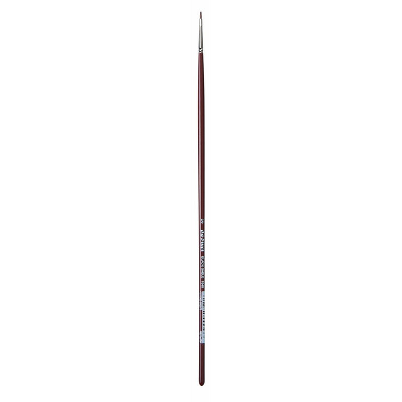 da Vinci Oil & Acrylic Series 1840 Oil Paint Brush, Bright Russian Black Sable, Size 0