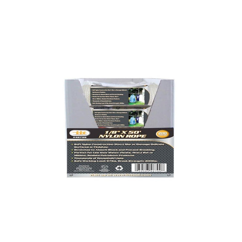 IIT 48799 1/8 x 50' Nylon Rope