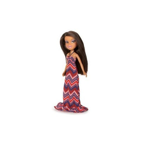 BRATZ Summer Party Outfit & Black Fashion Heels with Paper Doll - Doll Not Included