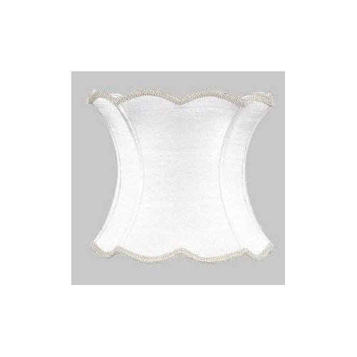 Jubilee Collection 5100 Scallop Hourglass Shade, X-Large, White