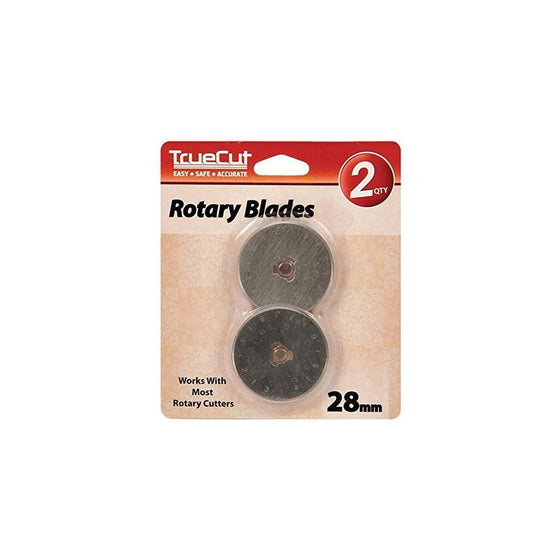 Grace Company TrueCut Rotary Cutter Replacement Blades, 28mm, 2-Pack