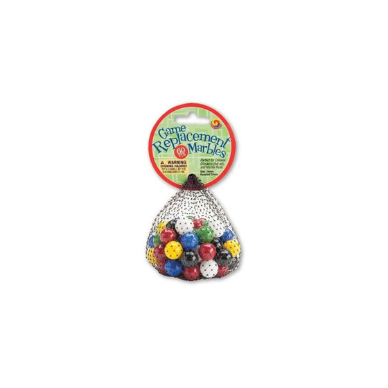 Mega Marbles 14mm Game Replacement Marbles - 60 Piece