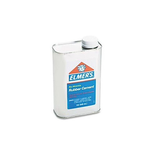 Elmer's 233 Rubber Cement, Repositionable, 1 qt