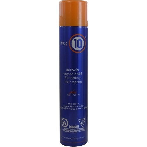 It's a 10 Miracle Super Hold Finishing Spray Plus Keratin, 10 oz (Pack of 3)