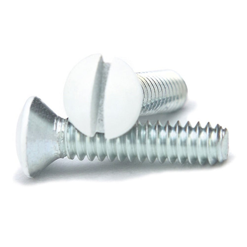 Amerelle PSW White 3/4" Wall Plate Screws, 10 Pack