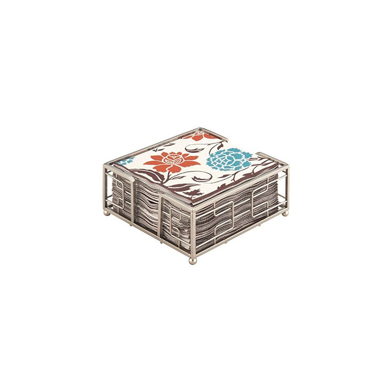 Boston International Hampshire Lunch Napkin Caddy, Brush Nickel