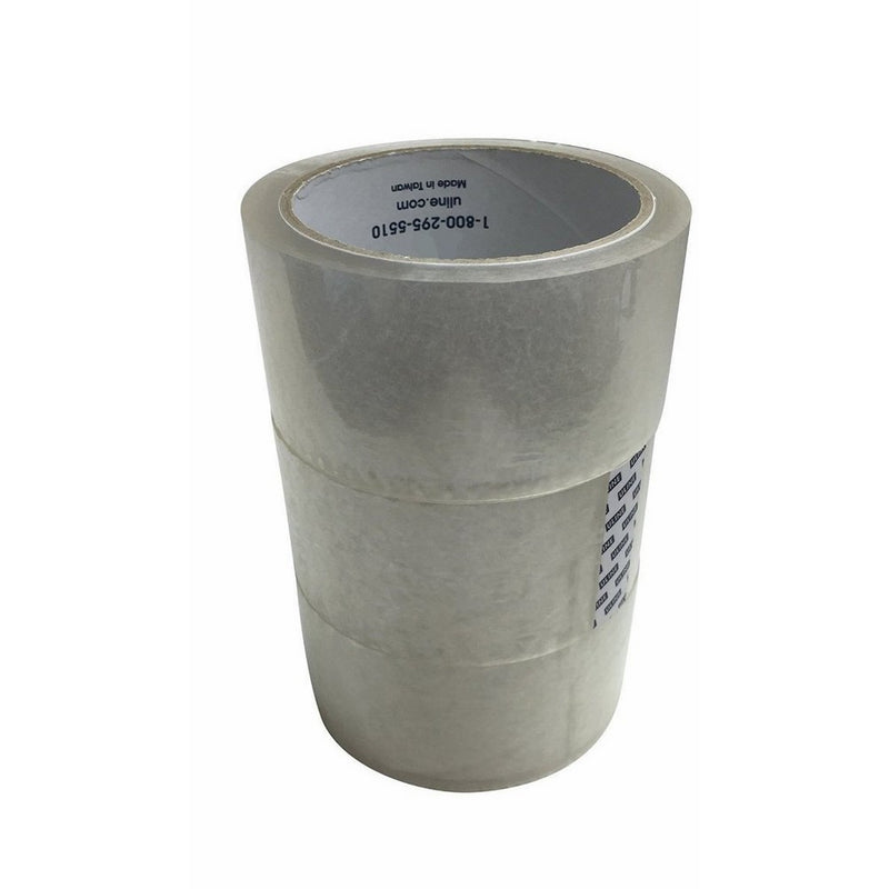 ULINE Industrial Shipping & Packing Tape 2" x 110 Yards 2.0 Mil - Clear (3 Pack)