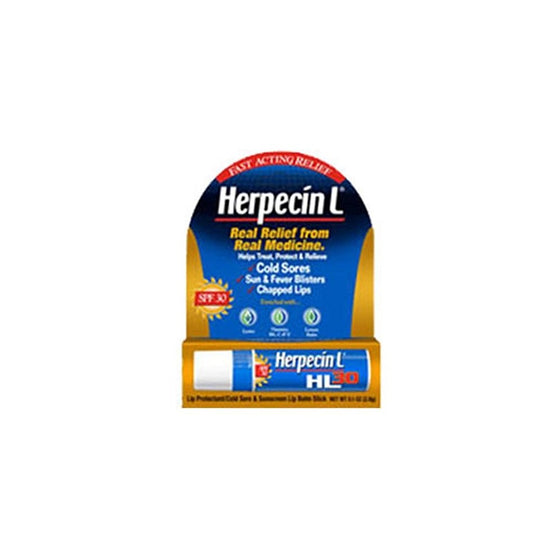 Herpecin-L Lip Balm Stick, 30 SPF, 0.1 Ounce (Pack of 2)