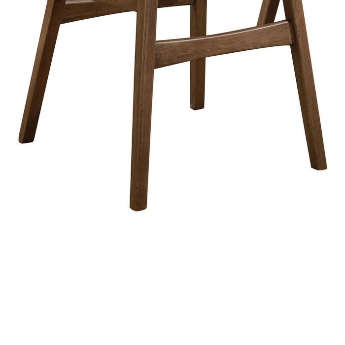 Mid-Century Modern Angled Bar Stool, Brown And Gray ,Set of 2