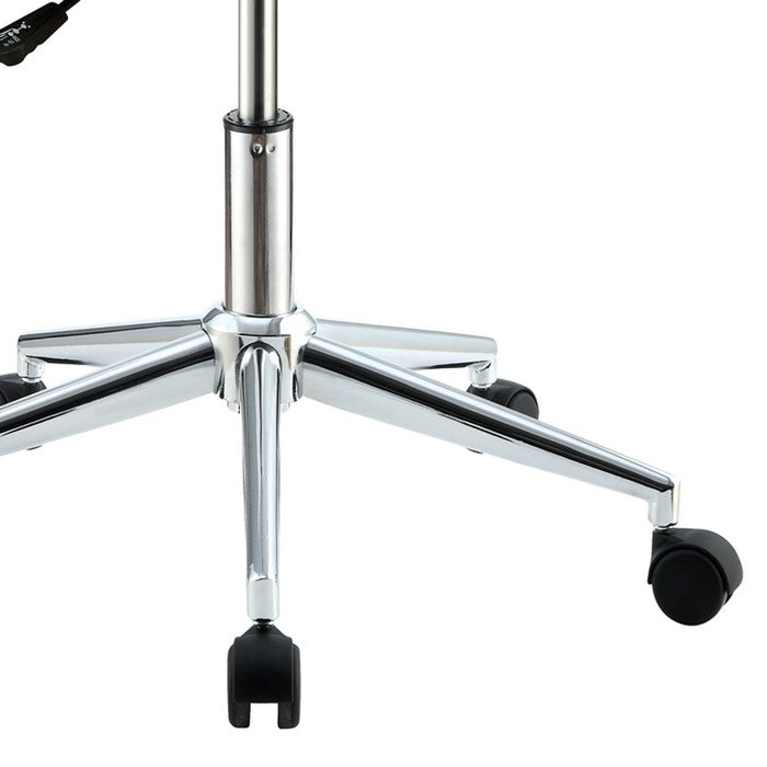 Metal & Wooden Office Arm Chair, Black