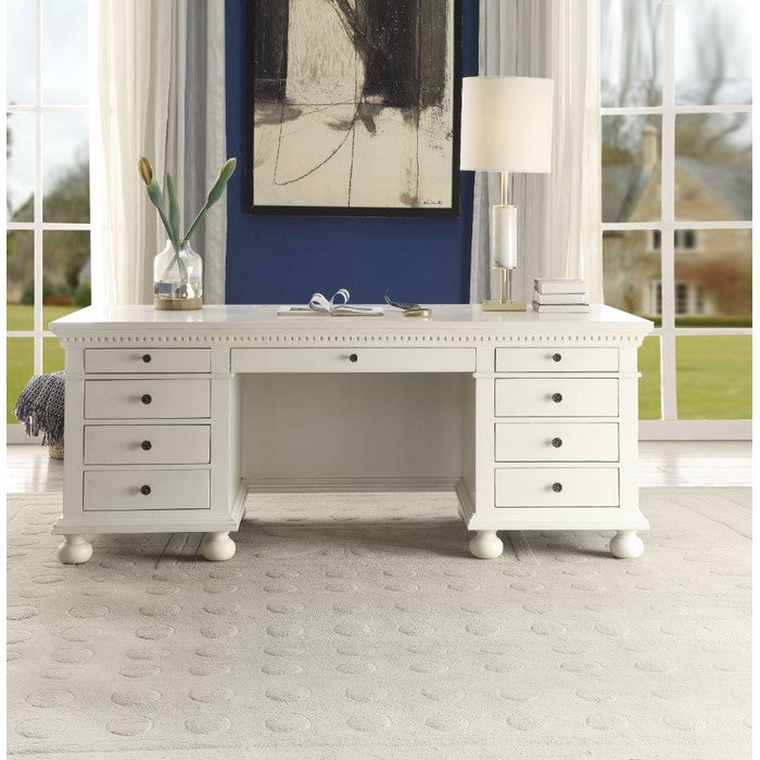 Smart Looking Executive Desk, Cream