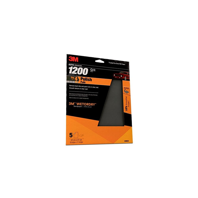 3M 32022 Imperial Wetordry 9" x 11" 1200 Grit Sheet