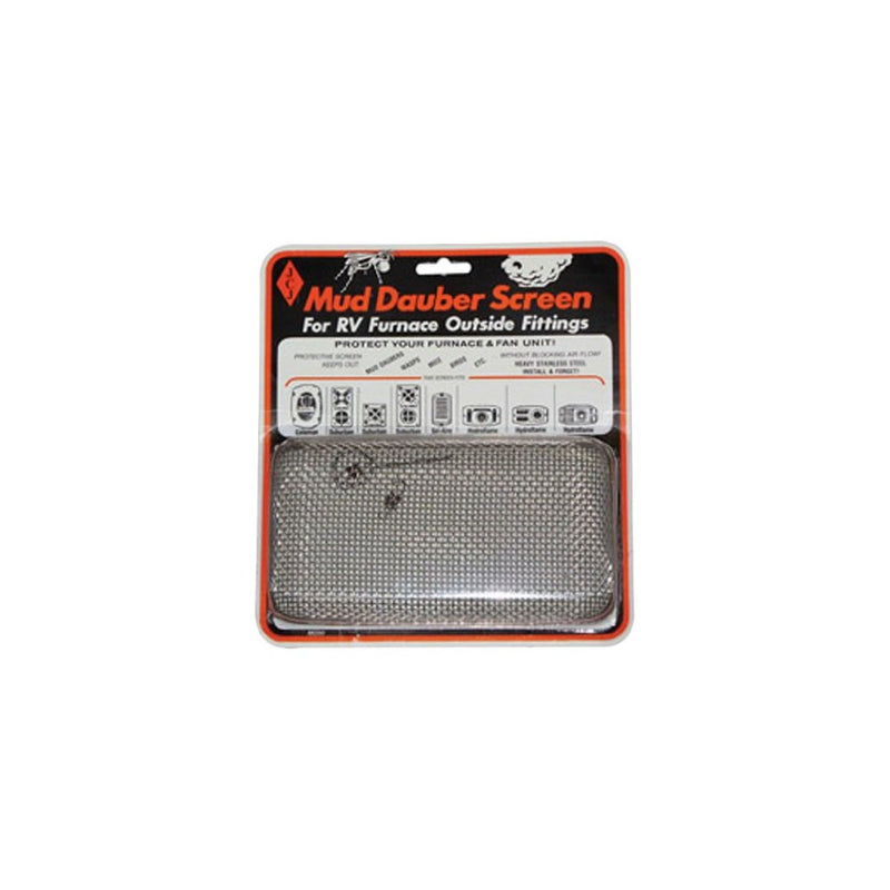 JCJ M-200 Mud Dauber Screen for RV furnace Outside Fitting