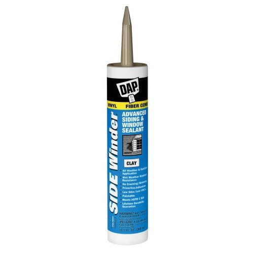 Dap 00804 Clay Side Winder Advance Polymer Siding and Window Sealant 10.1-Ounce