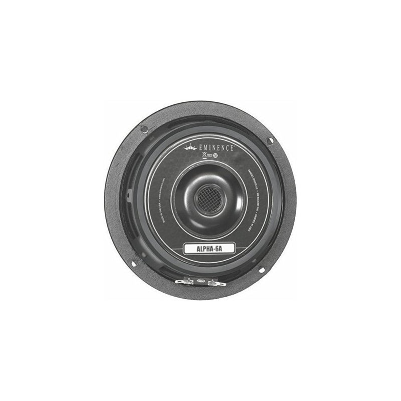 Eminence American Standard Alpha 6A 6" Replacement Speaker, 100 Watts at 8 Ohms