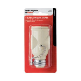 Pass & Seymour 1406IBPCC5 Pull Chain Current Tap, 250W, Ivory