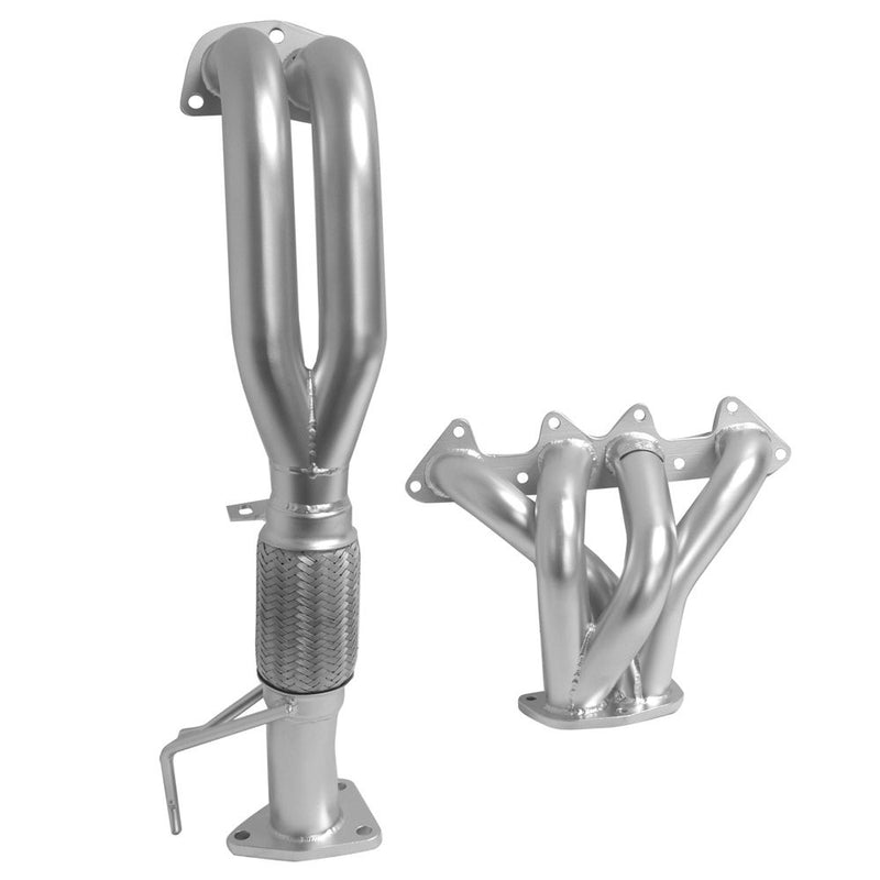 DC Sports HHC5018 Honda Accord LX/EX Silver 4-2-1 Header with Ceramic Coating - 2 Piece