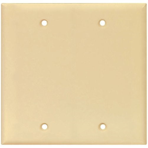 2g Blank Box Mount Plate-Ivory