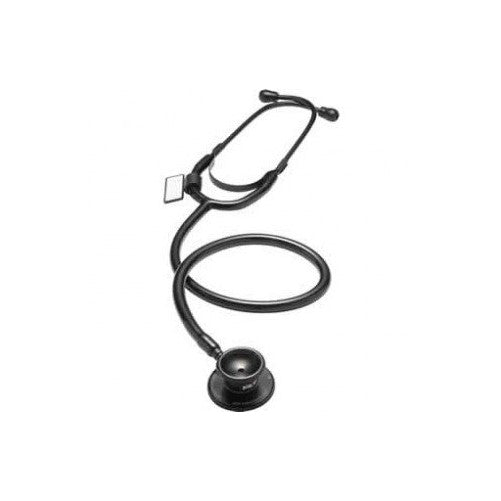 MDF Dual Head Lightweight Stethoscope - All Black (MDF747-BO)