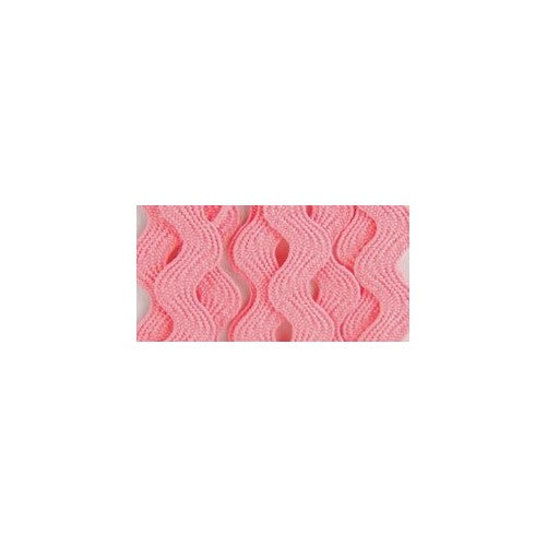 Wrights 117-401-216 Polyester Rick Rack Trim, Candy Pink, Medium, 2.5-Yard