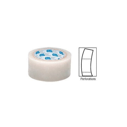 CRL 1-1/2" Clear Vinyl Molding Retention Tape - Without Warning