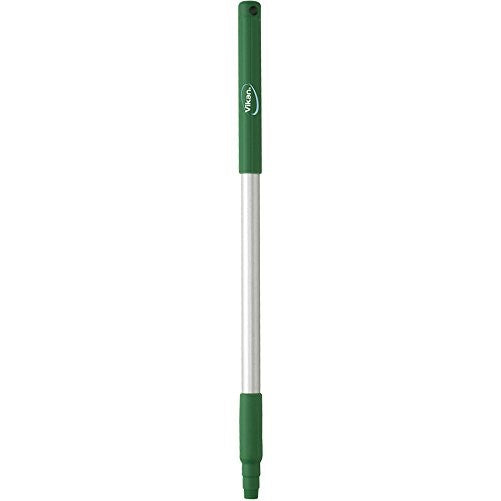 Vikan 29812 26" Aluminum Handle with Threaded Tip, 1-7/32" Diameter, Green