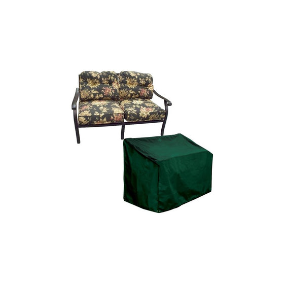Bosmere C618 Love Seat Cover, 64" Long x 34" Wide x 34" High at Back, Green