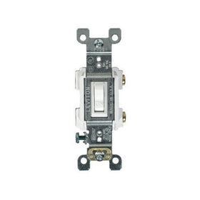 Leviton 205-RS115-WCP Framed Resid WHT Switch Tog