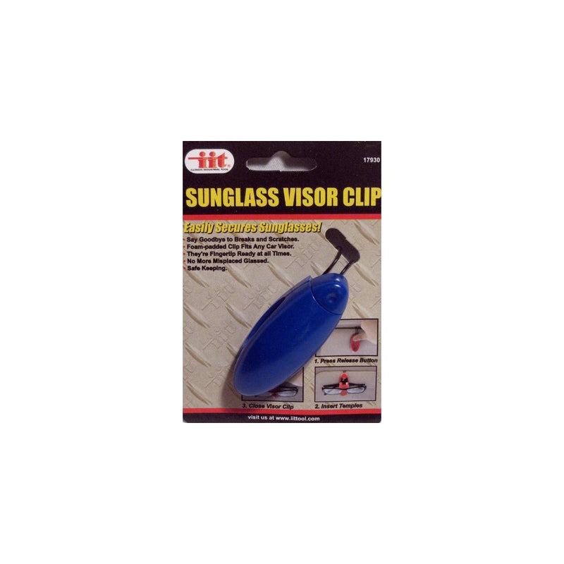IIT 17930 New Sunglass Visor Clip Sunglasses Eyeglass Car Auto Holder Plastic,